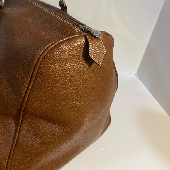 Brown Leather Duffel Bag - Made Italy 🇮🇹 Offers Welcomed - Picture 5 of 16